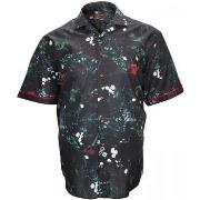 Chemise Doublissimo chemisette mode flowerty noir