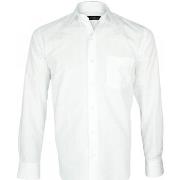 Chemise Emporio Balzani chemise tissu armure classico blanc