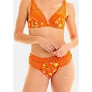 Shorties &amp; boxers Pomm'poire Shorty string imprimé orange Nouméa