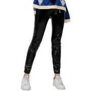 Collants Molly Bracken Legging Femme latex vinyl Noir -