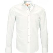Chemise Andrew Mc Allister chemise col italien harry blanc