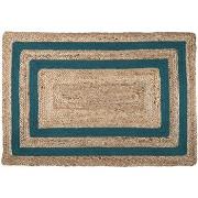 Tapis Stof Tapis en Jute modèle berry 60 x 90 cm émeraude