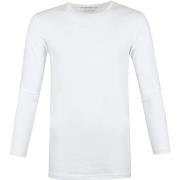 T-shirt Garage T-Shirt Simple Manches Longues Stretch Blanc