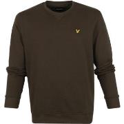 Sweat-shirt Lyle And Scott Lyle Scott Pull Olive Vert