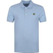 T-shirt Lyle And Scott Lyle Scott Polo Bleu Clair