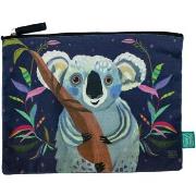 Trousse Enesco Pochette plate Le Koala en coton décorée Allen