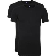 T-shirt Alan Red T-Shirt Ottawa Stretch Noir (Lot de 2)