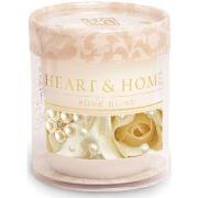 Bougies, diffuseurs Kontiki Petite bougie heart and home bouquet de pe...