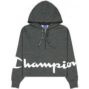 Sweat-shirt Champion Sweat court femme gris 111915