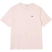 T-shirt Lacoste T Shirt Femme Ref 52137 T03 Rose