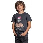 T-shirt enfant Deeluxe Tee-shirt junior TELLSON gris - 10 ANS
