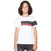 T-shirt enfant Deeluxe Tee-shirt junior GABLE blanc