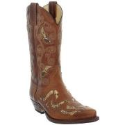 Bottes Sendra boots Santiag Hommes en cuir ref 21549 Tan