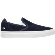 Chaussures de Skate Emerica WINO G6 SLIP-ON NAVY WHITE