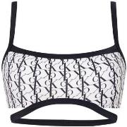 Maillots de bain Calvin Klein Jeans Haut de bikini bandeau CK One blan...