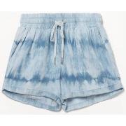 Short enfant Le Temps des Cerises Short tidygi tie and dye bleu