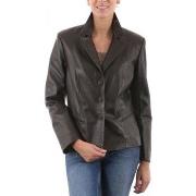 Veste Giorgio Irene Waxy Marron