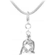 Collier Sc Crystal SN016+CH0361-ARGENT