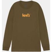 T-shirt enfant Levis 9EG560 POSTER LOGO-E1F DARK OLIVE