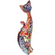 Statuettes et figurines Signes Grimalt Figure Cat Graffiti