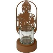 Bougeoirs, photophores Signes Grimalt Bouddha Porta Avec Verre