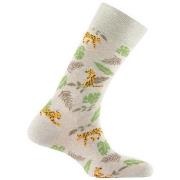 Chaussettes Kindy Mi-chaussettes en coton all over Panthère MADE IN FR...