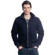 Blouson Harrington Blouson matelassé en canvas marine