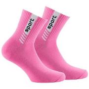 Chaussettes Kindy Lot de 2 paires de tiges courtes en coton K-sport