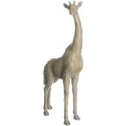 Statuettes et figurines Ixia Statue girafe aspect argile 50 cm