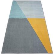 Tapis Rugsx Tapis SCANDI 18487/572 - TRAPÈZES gris doré 160x230 cm