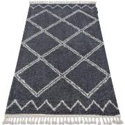 Tapis Rugsx Tapis BERBER ASILA B5970 gris et blanc 140x190 cm