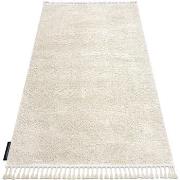 Tapis Rugsx Tapis BERBER 9000 crème Franges berbère marocain 240x330 c...