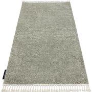 Tapis Rugsx Tapis BERBER 9000 vert Franges berbère marocain 160x220 cm