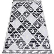 Tapis Rugsx Tapis MAROC P662 Diamants noir / blanc 200x290 cm