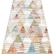 Tapis Rugsx Tapis POLI 9051A Géométrique, triangoli beige / 120x170 cm