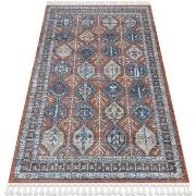 Tapis Rugsx Tapis moderne BELLE BG60A marron foncé et 80x150 cm