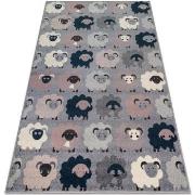 Tapis Rugsx Tapis HEOS 78468 gris / bleu MOUTONS 120x170 cm