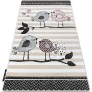 Tapis Rugsx Tapis PETIT BIRDS PETITS OISEAUX crème 160x220 cm