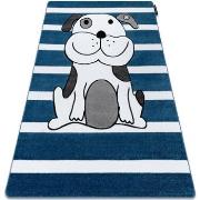 Tapis Rugsx Tapis PETIT PUPPY CHIOT bleu 160x220 cm