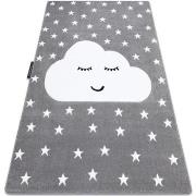 Tapis Rugsx Tapis PETIT CLOUD NUAGE ÉTOILES gris 80x150 cm