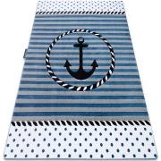 Tapis Rugsx Tapis PETIT MARINE ANCRE MER bleu 180x270 cm