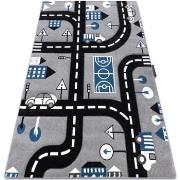 Tapis Rugsx Tapis PETIT CITY VILLE RUE gris 180x270 cm