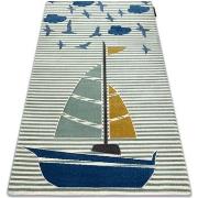 Tapis Rugsx Tapis PETIT SAIL bateau, voilier vert 160x220 cm