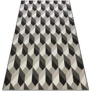 Tapis Rugsx Tapis EN CORDE SIZAL FLAT 48624/690 CUBES 160x230 cm