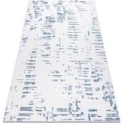 Tapis Rugsx Tapis ACRYLIQUE DIZAYN 8840 ivoire / bleu 80x300 cm