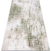 Tapis Rugsx Tapis ACRYLIQUE USKUP 9483 ivoire / vert 80x300 cm