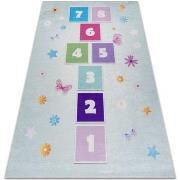 Tapis Rugsx Tapis lavable BAMBINO 1075 marelle, nombres pour 140x190 c...