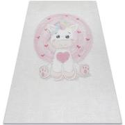 Tapis Rugsx Tapis lavable BAMBINO 1128 Licorne pour les 80x150 cm