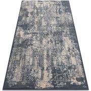 Tapis Rugsx Tapis NAIN Rosette vintage 7591/50911 bleu foncé 80x150 cm