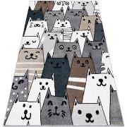 Tapis Rugsx Tapis FUN Gatti pour enfants, chats animaux 160x220 cm